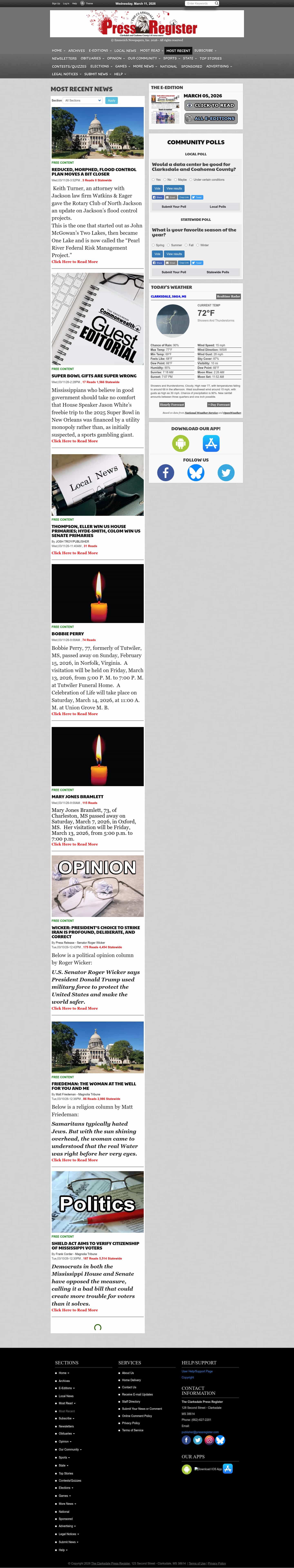 Latest website image capture