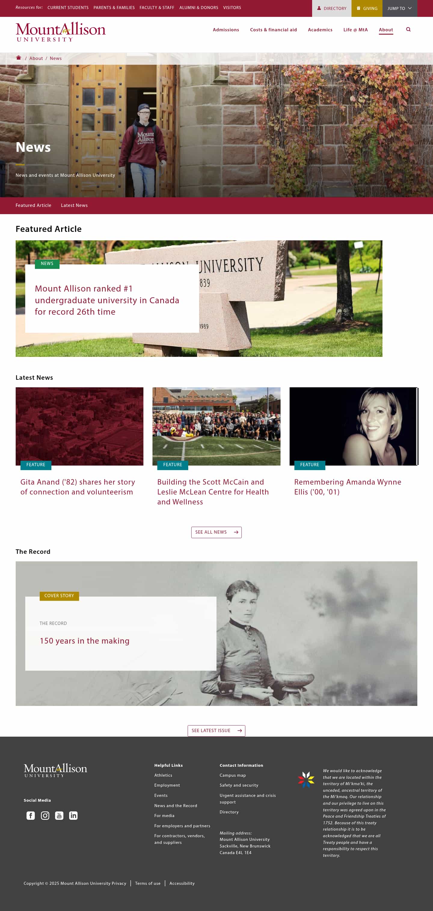 Latest website image capture