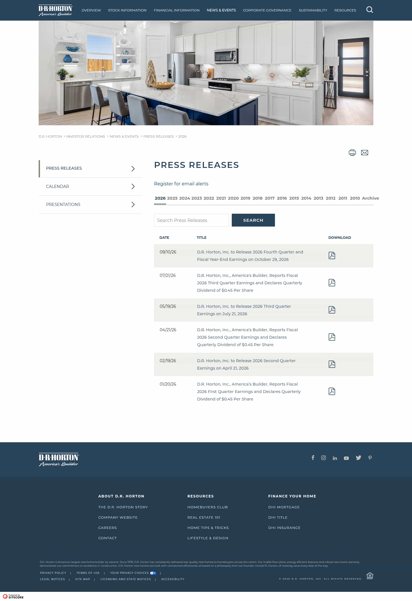 Latest website image capture