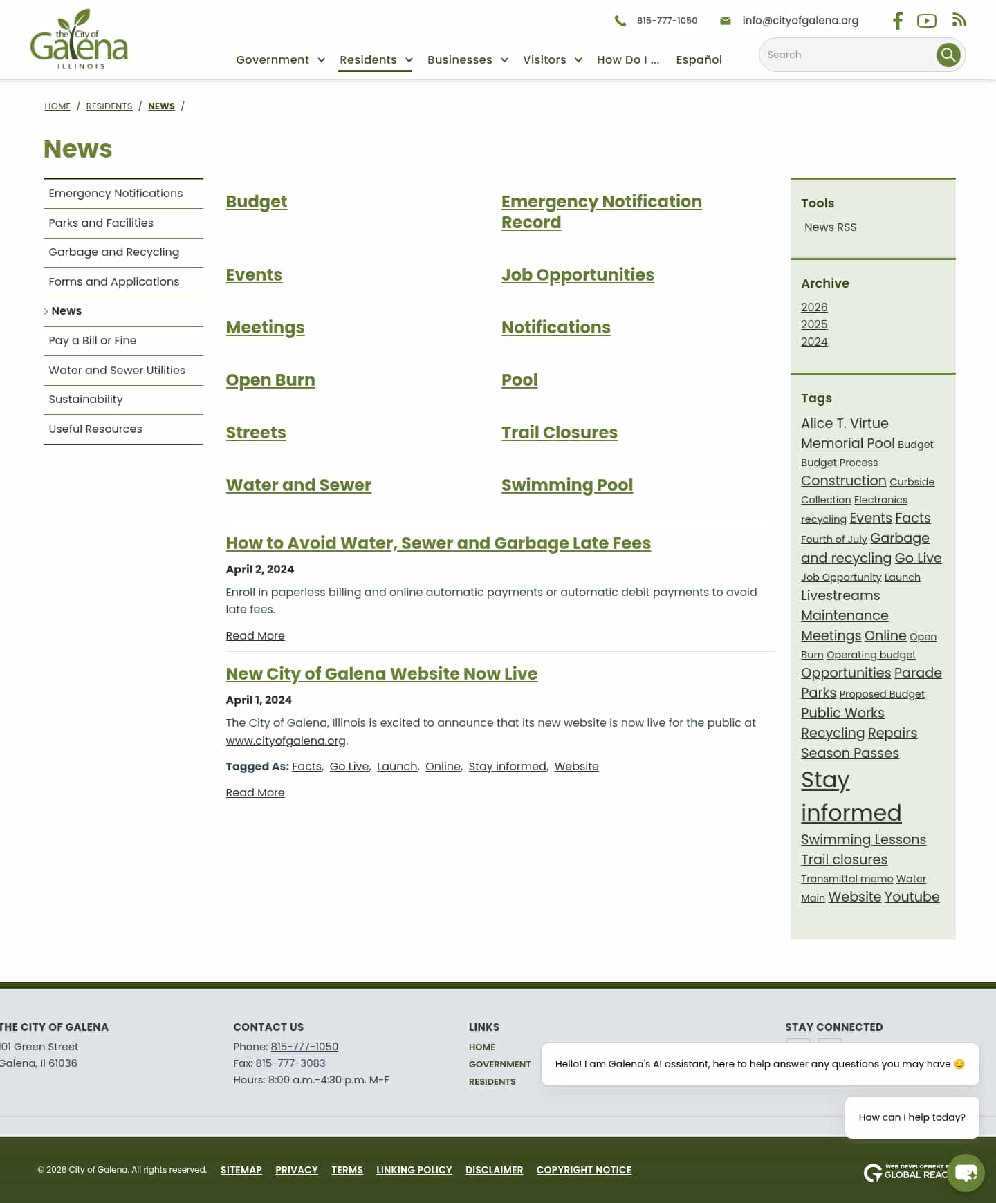 Latest website image capture