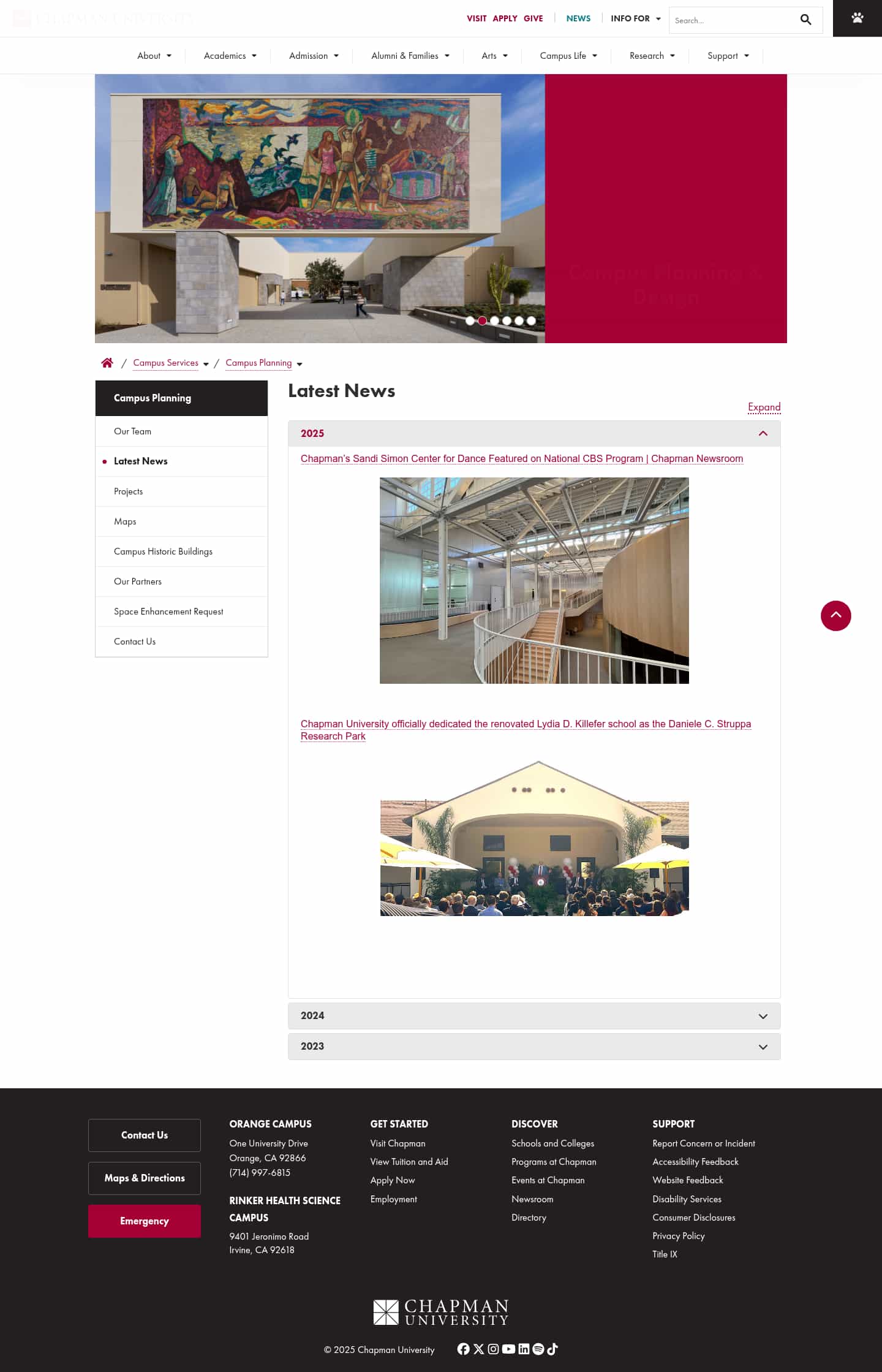 Latest website image capture