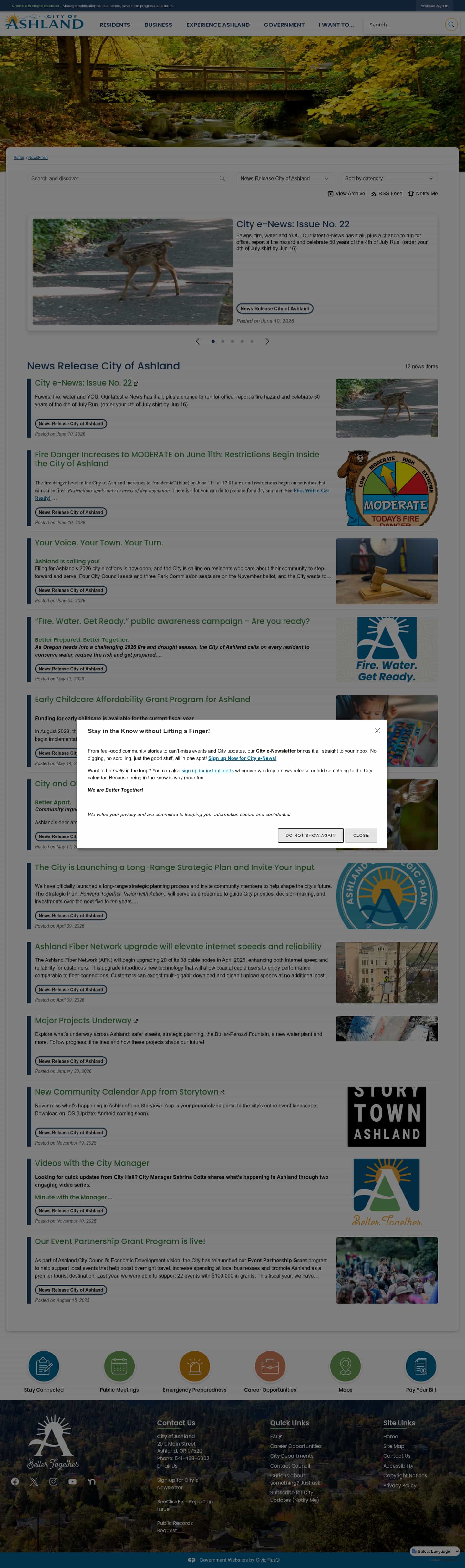 Latest website image capture