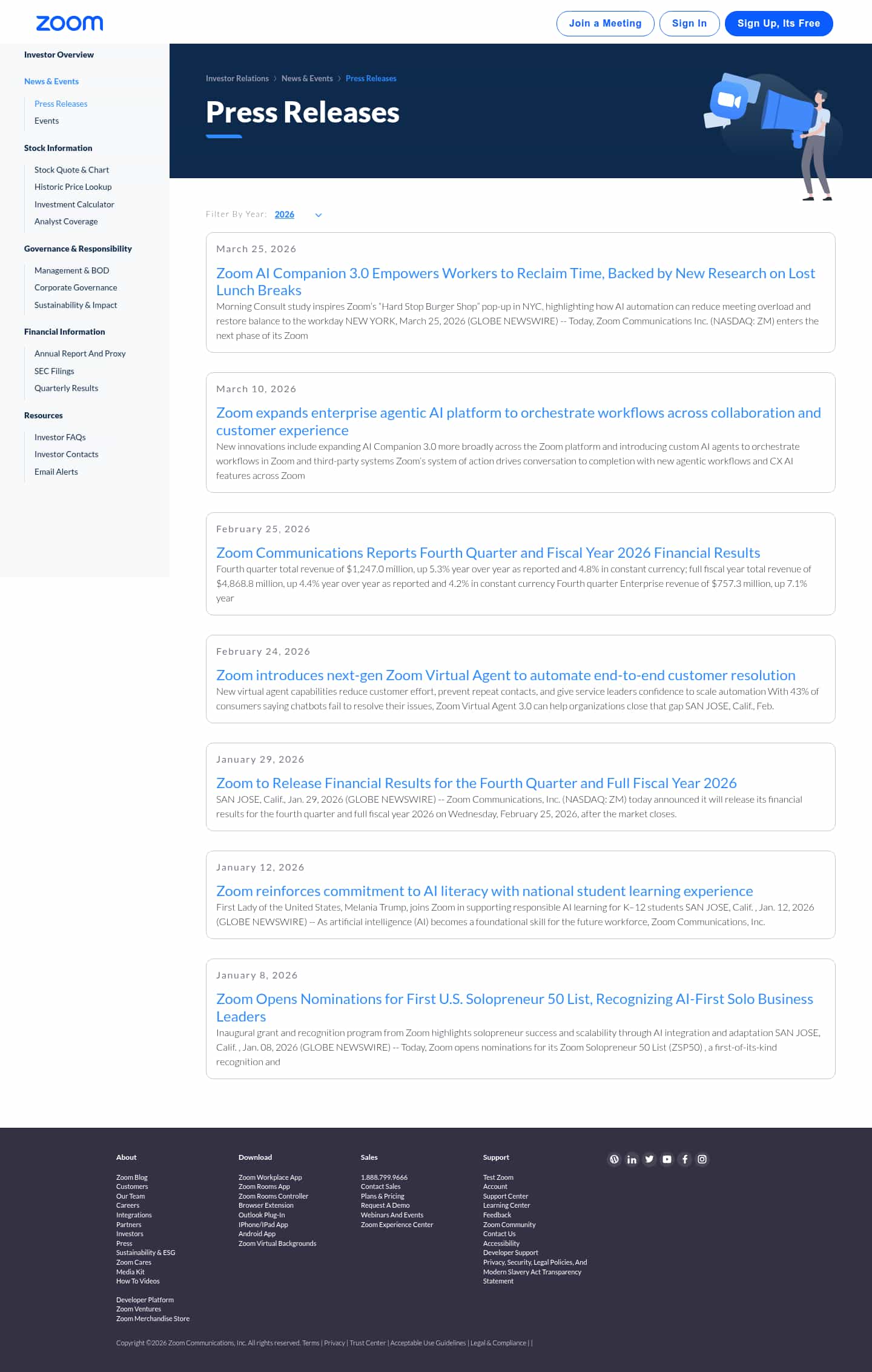 Latest website image capture