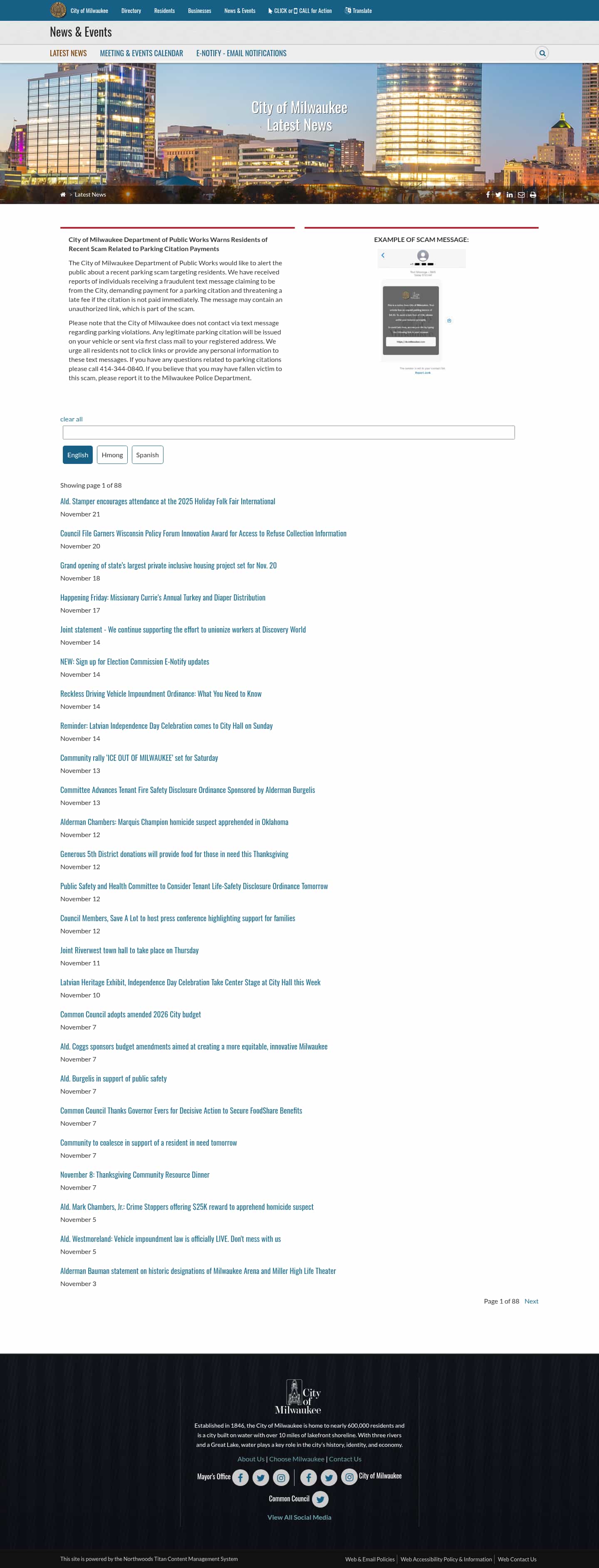 Latest website image capture