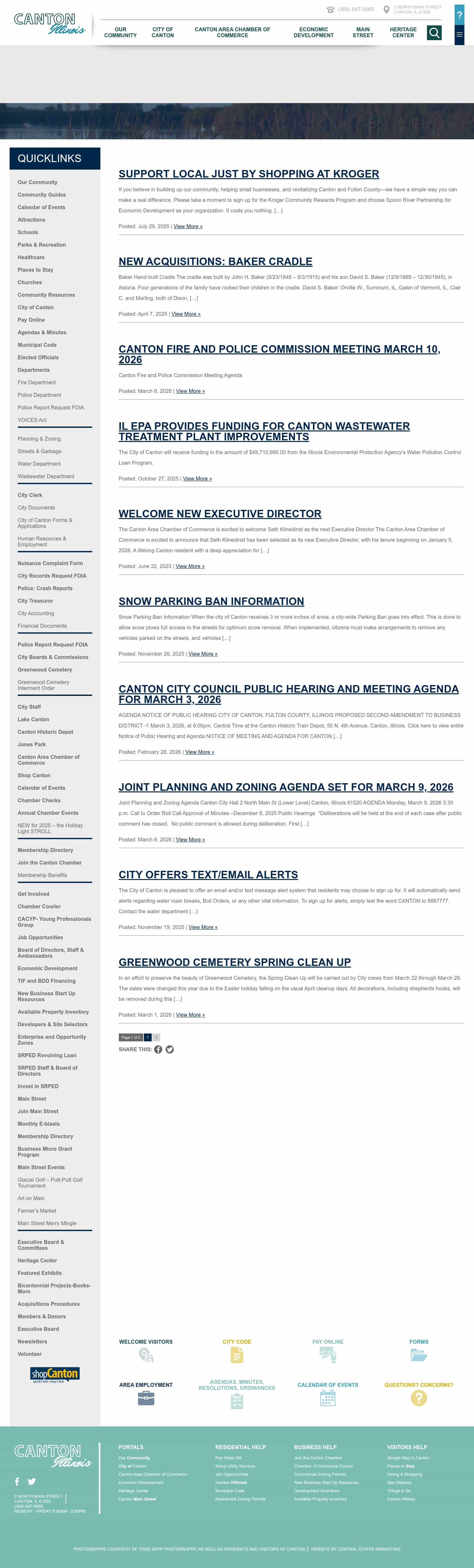 Latest website image capture