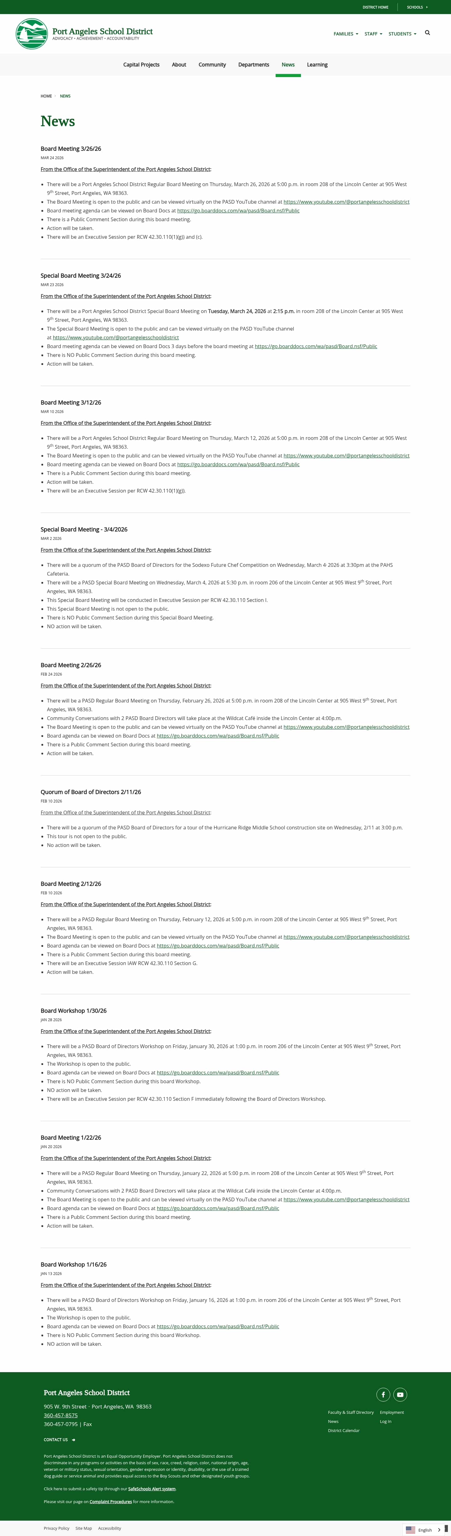 Latest website image capture