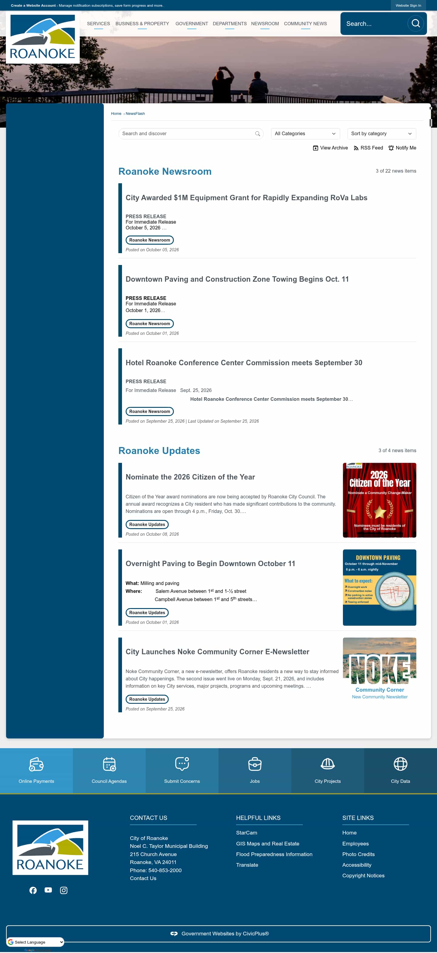 Latest website image capture