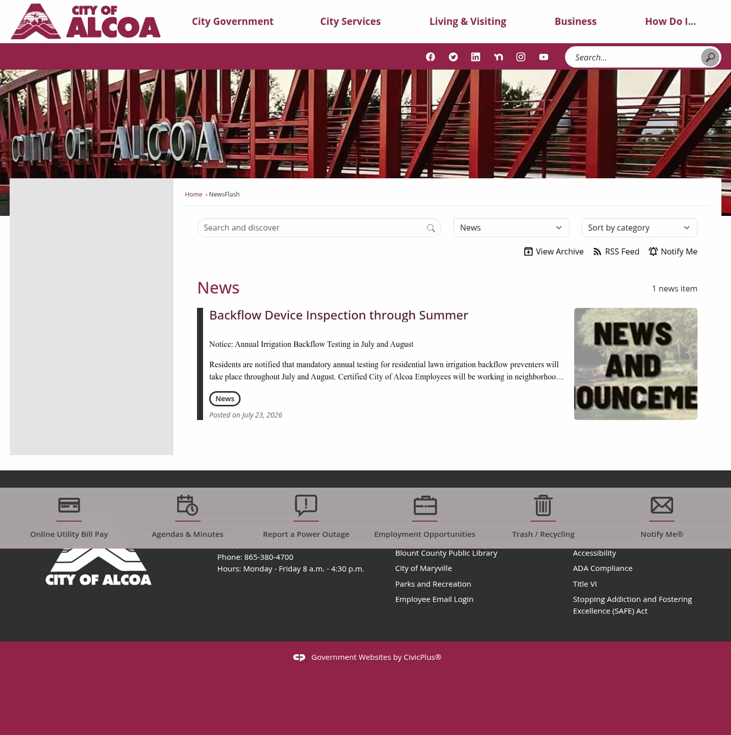 Latest website image capture