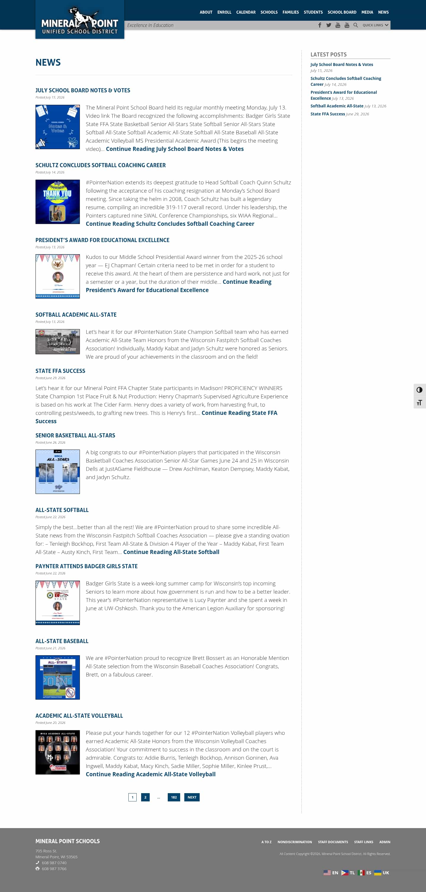 Latest website image capture