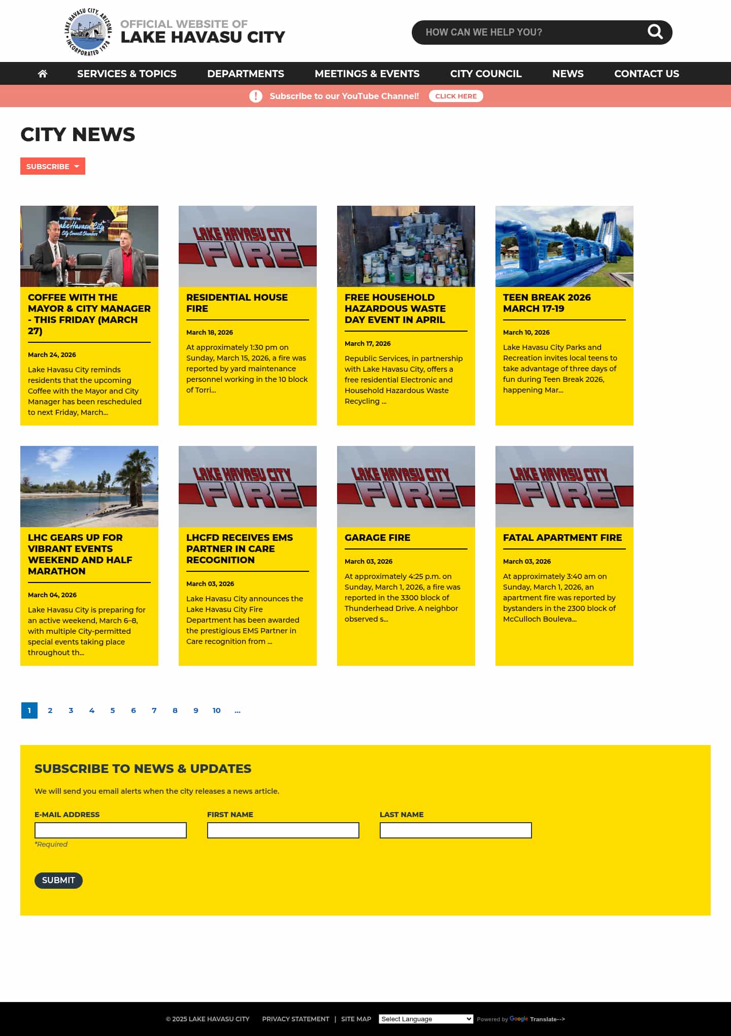 Latest website image capture