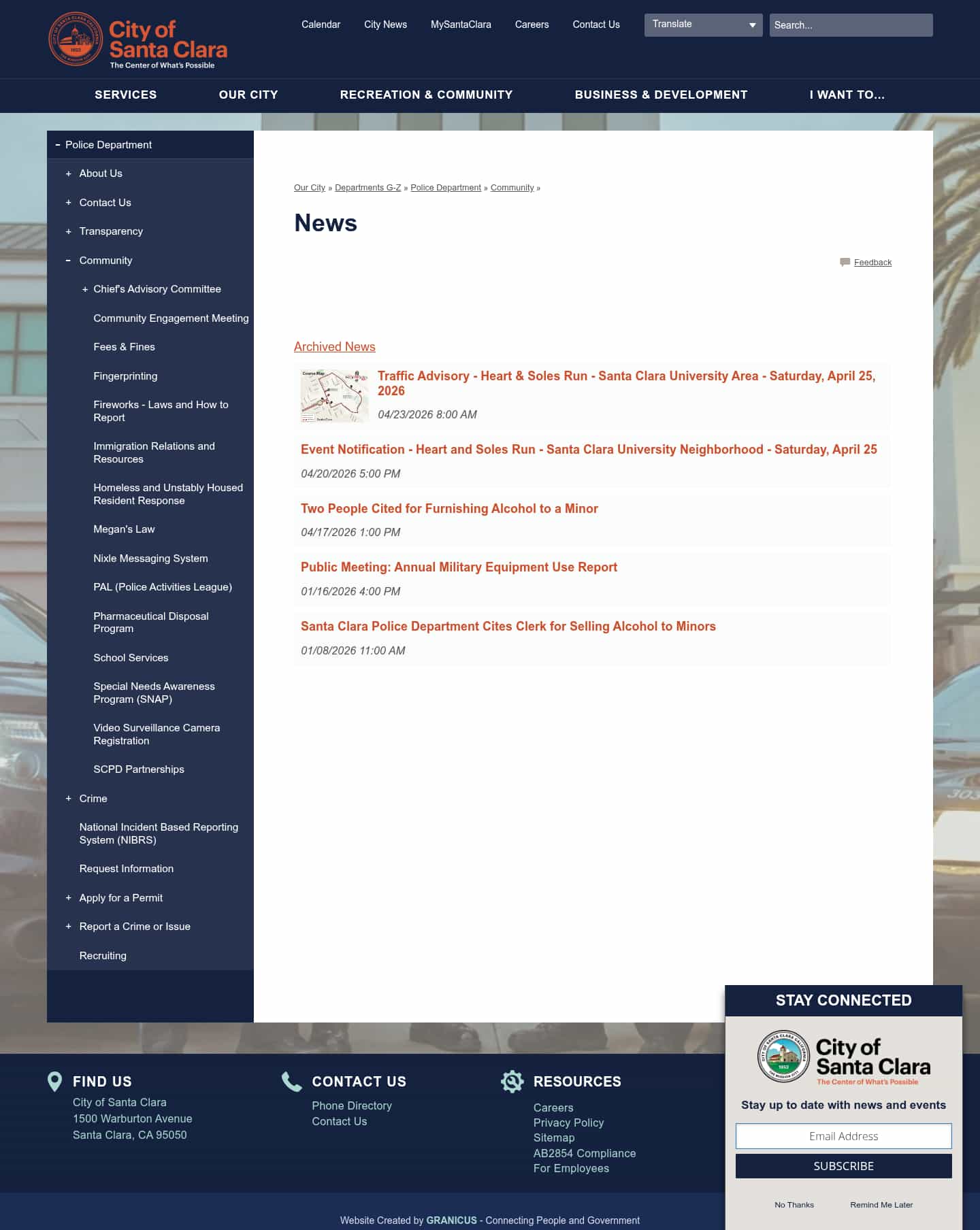 Latest website image capture