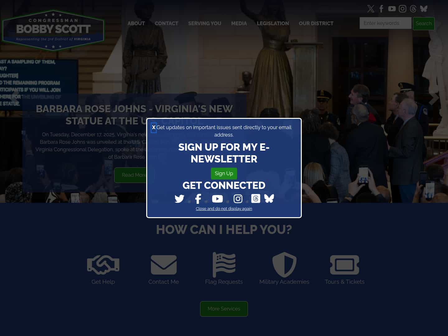 Latest website image capture