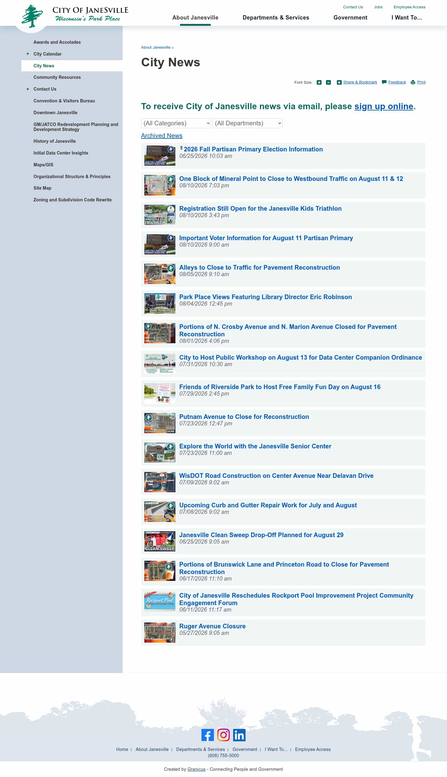 Latest website image capture