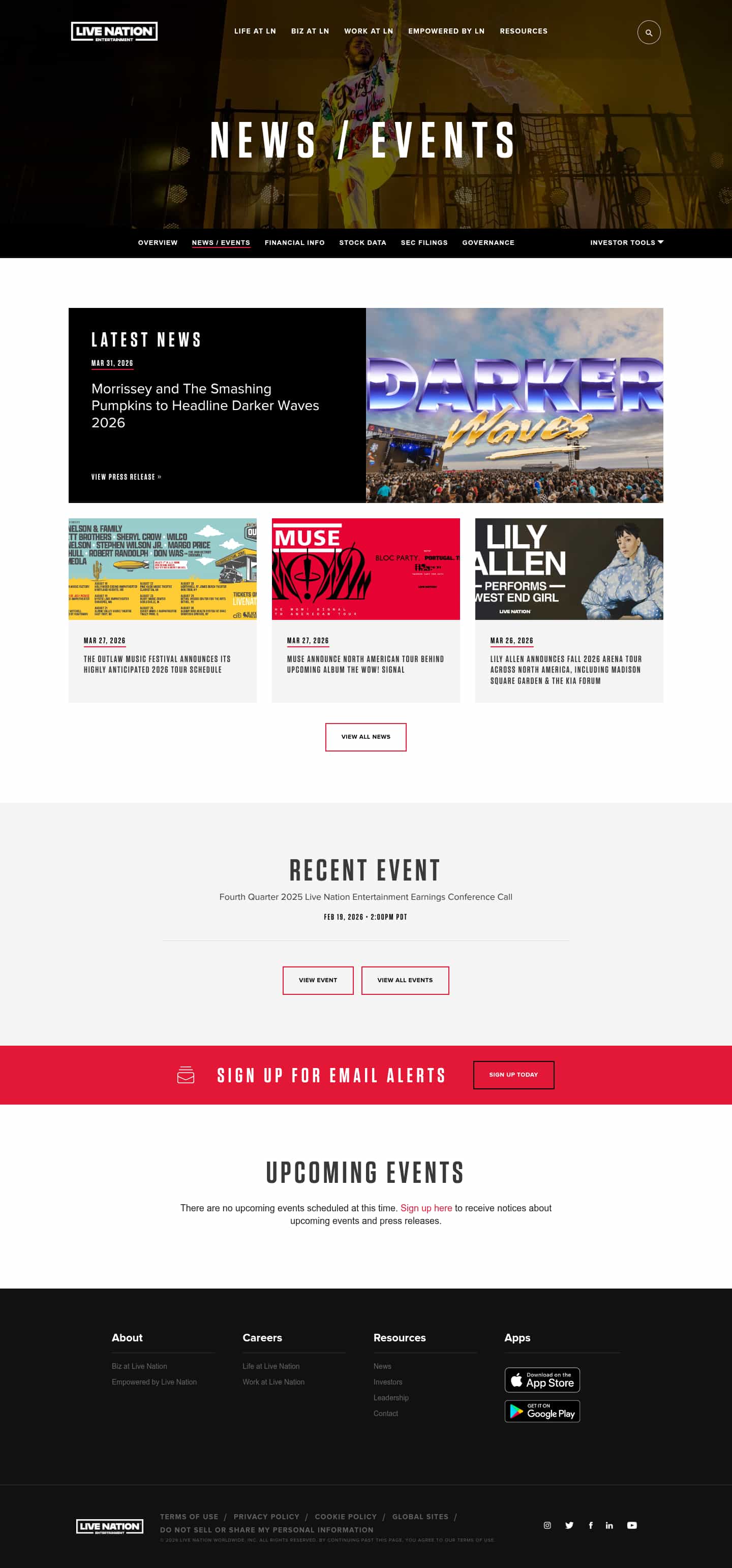 Latest website image capture