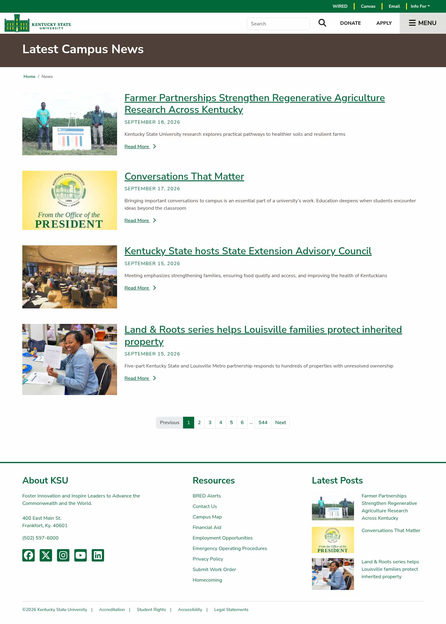 Latest website image capture
