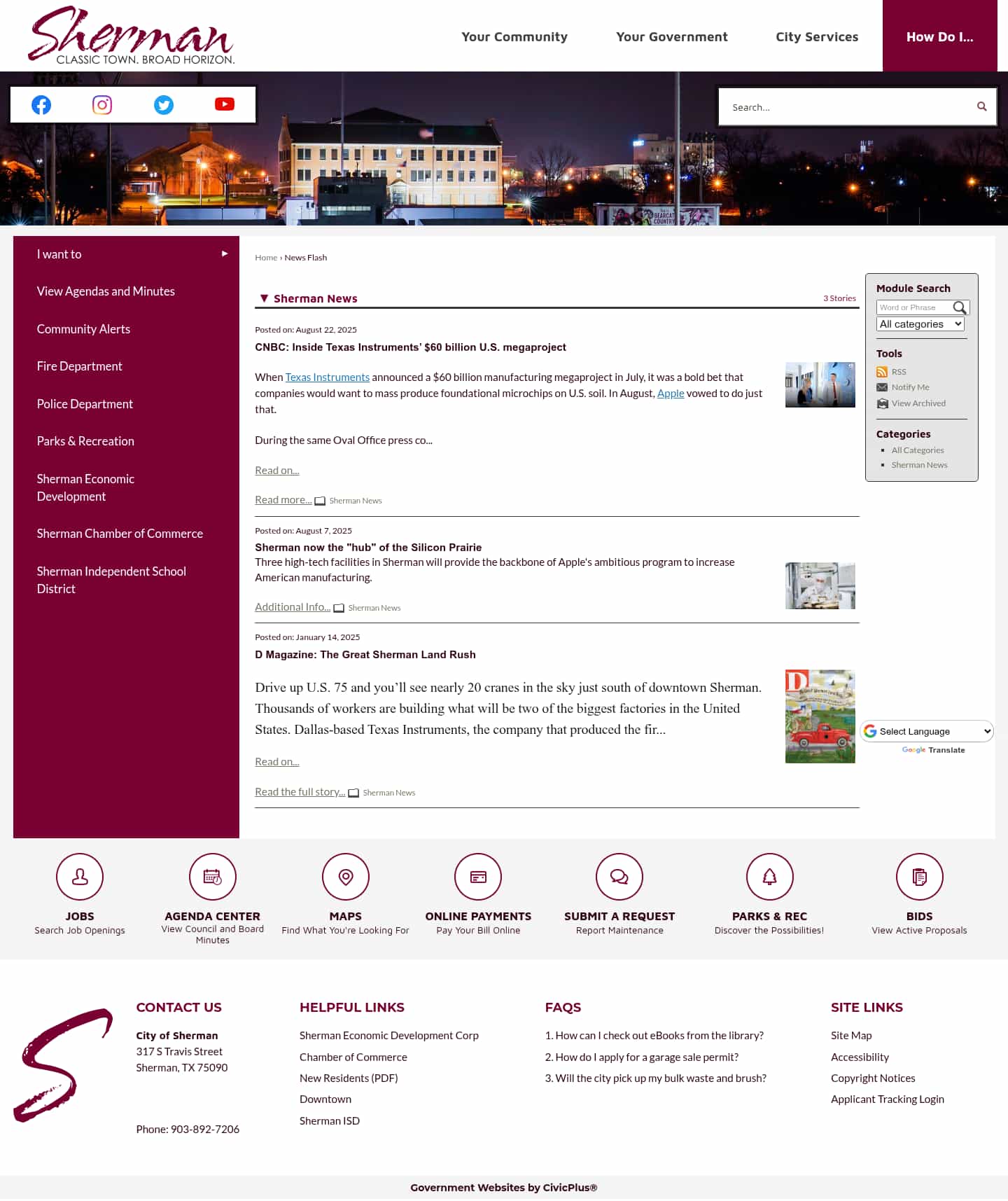 Latest website image capture