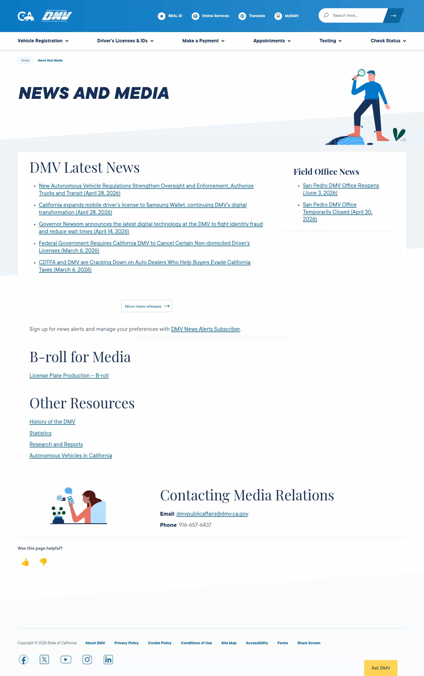 Latest website image capture