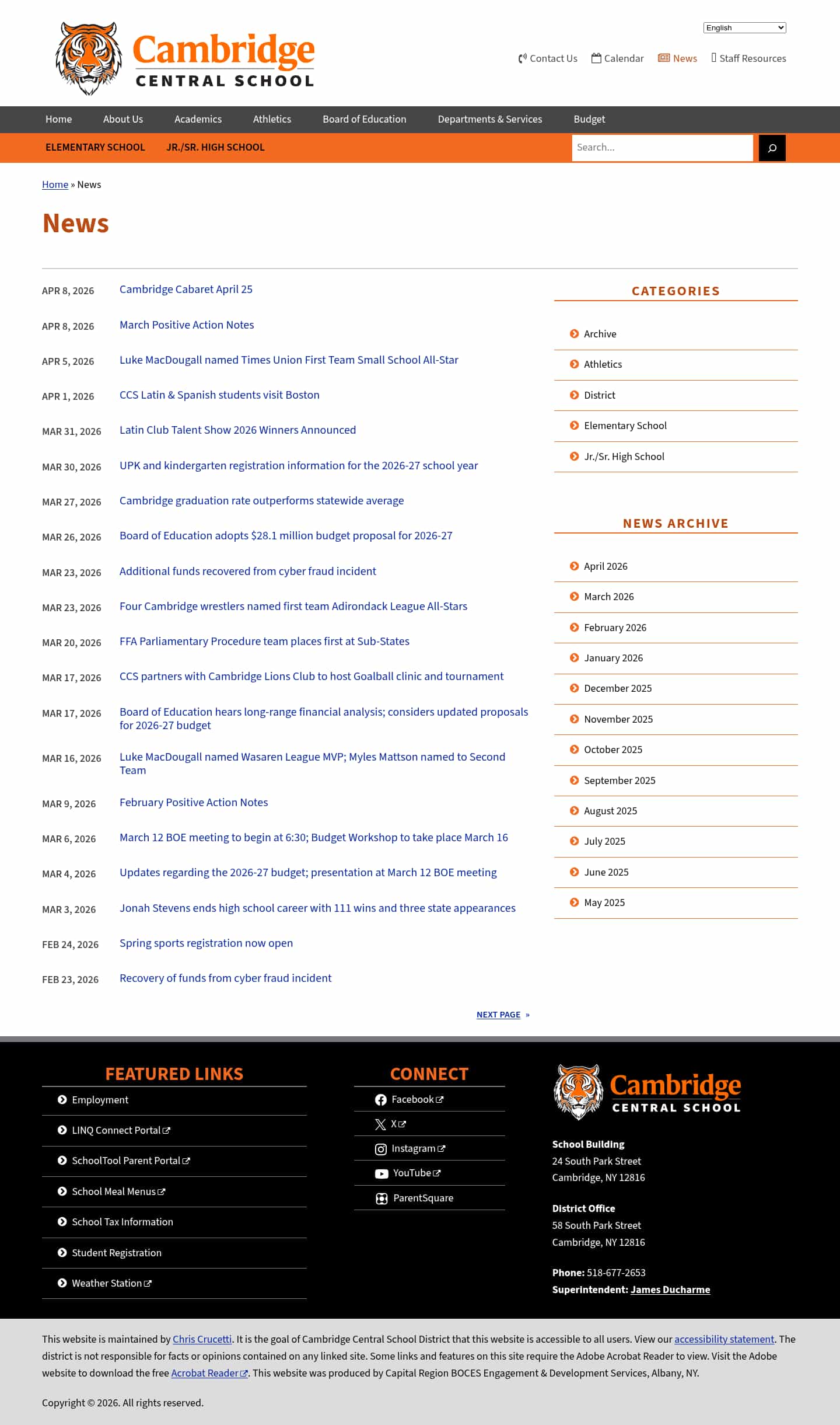 Latest website image capture