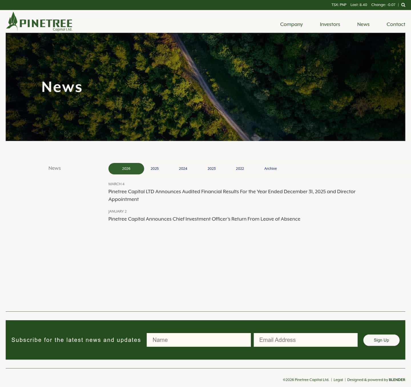 Latest website image capture