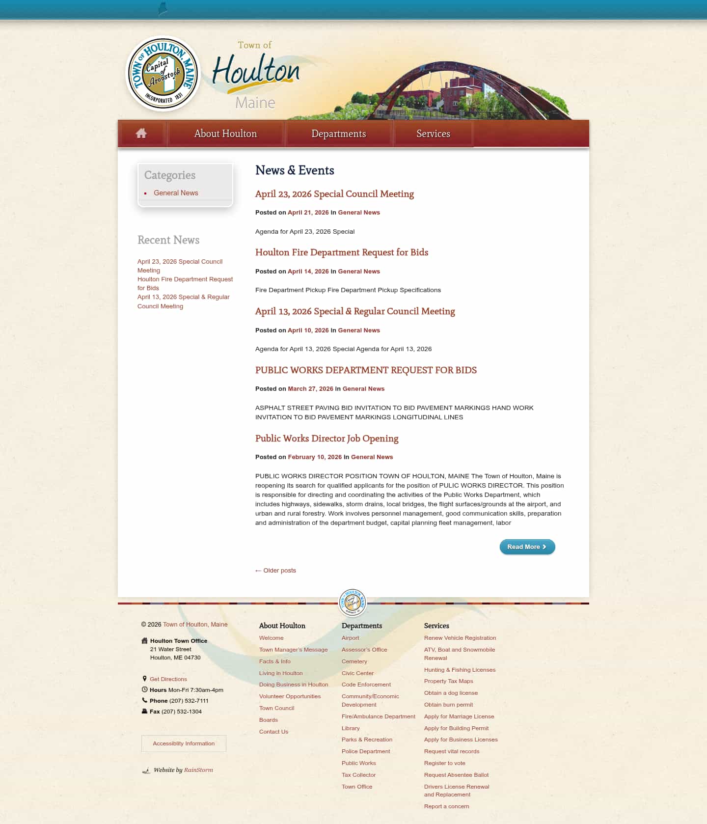 Latest website image capture