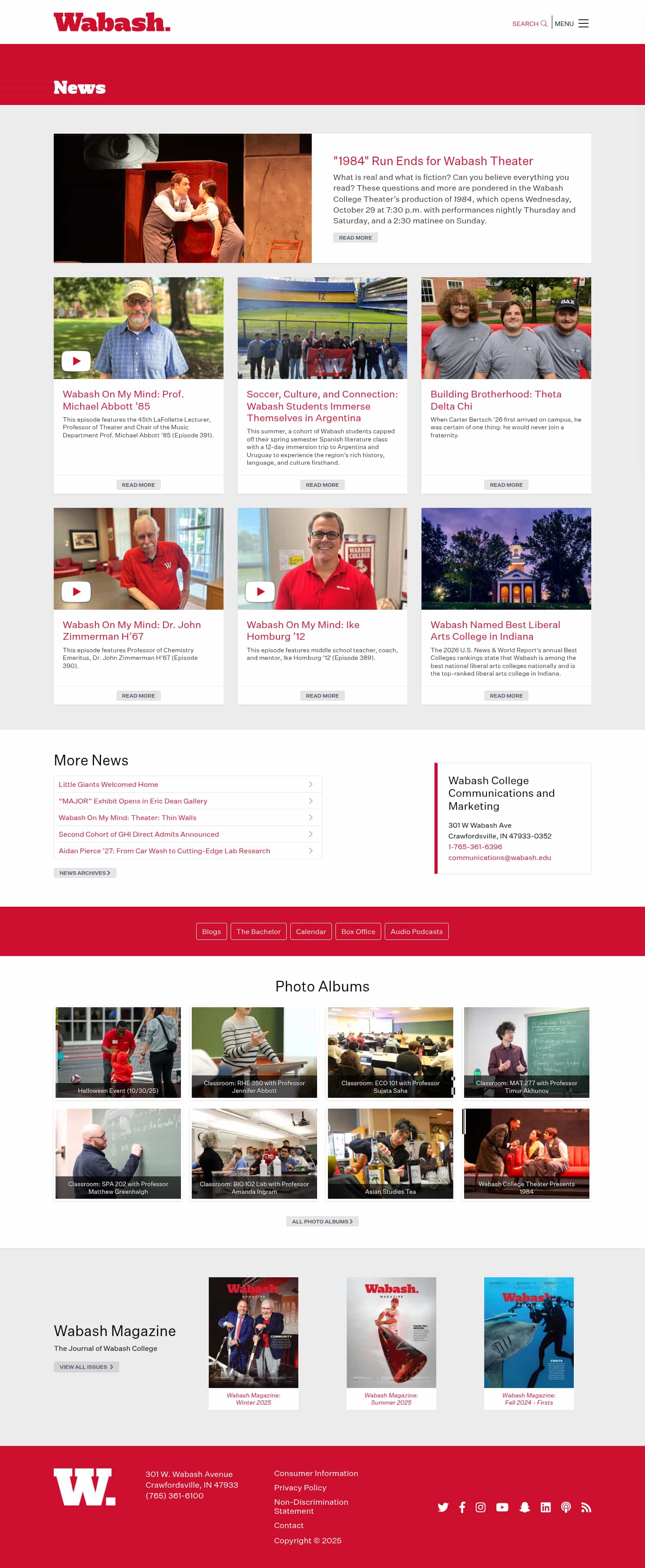 Latest website image capture