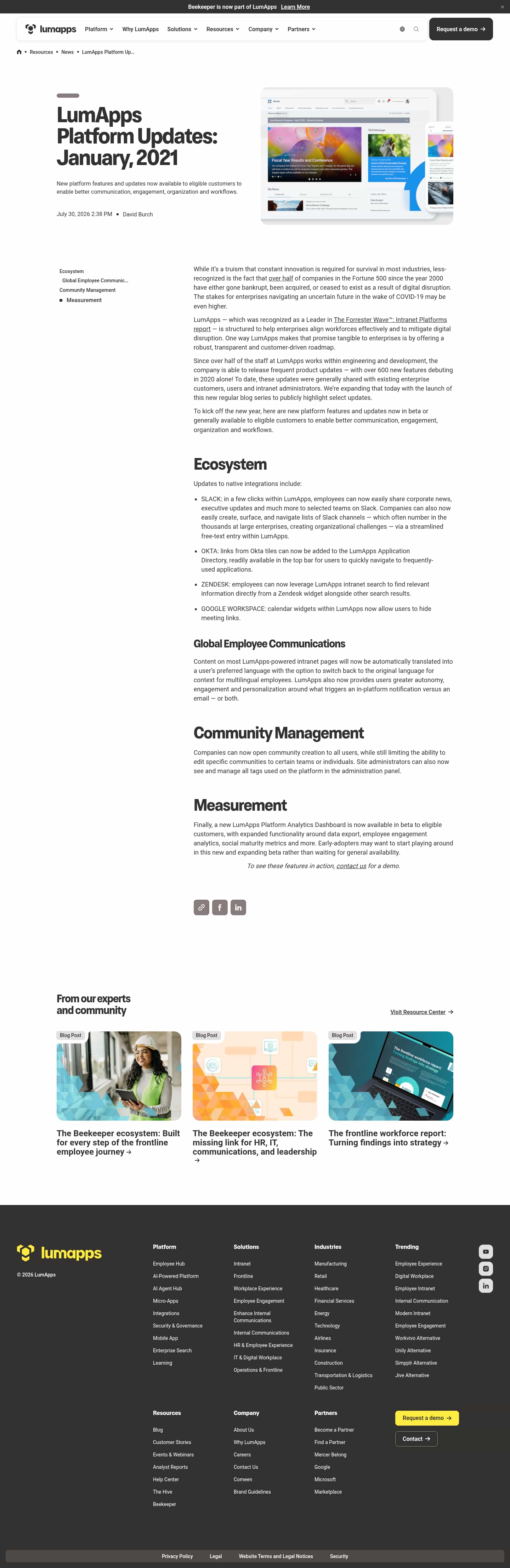 Latest website image capture