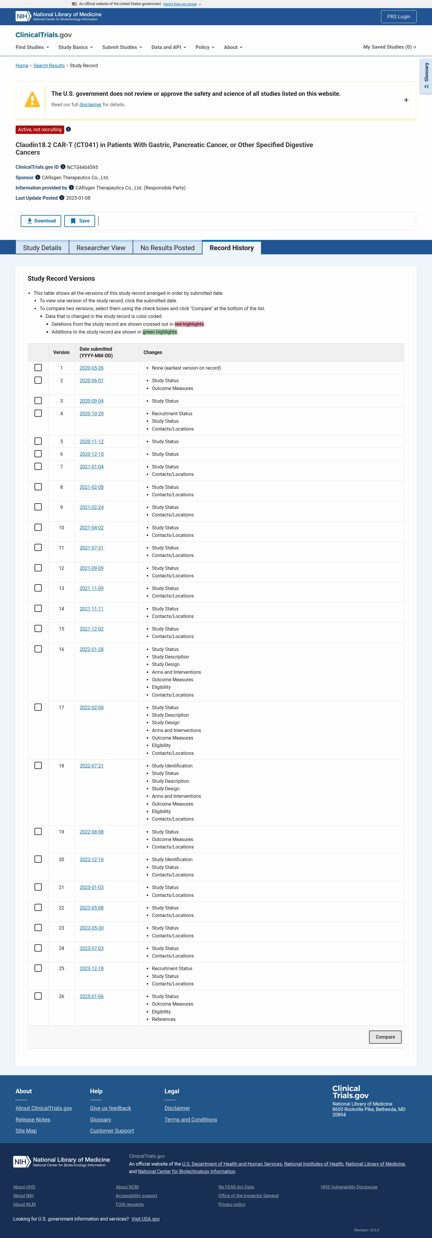 Latest website image capture