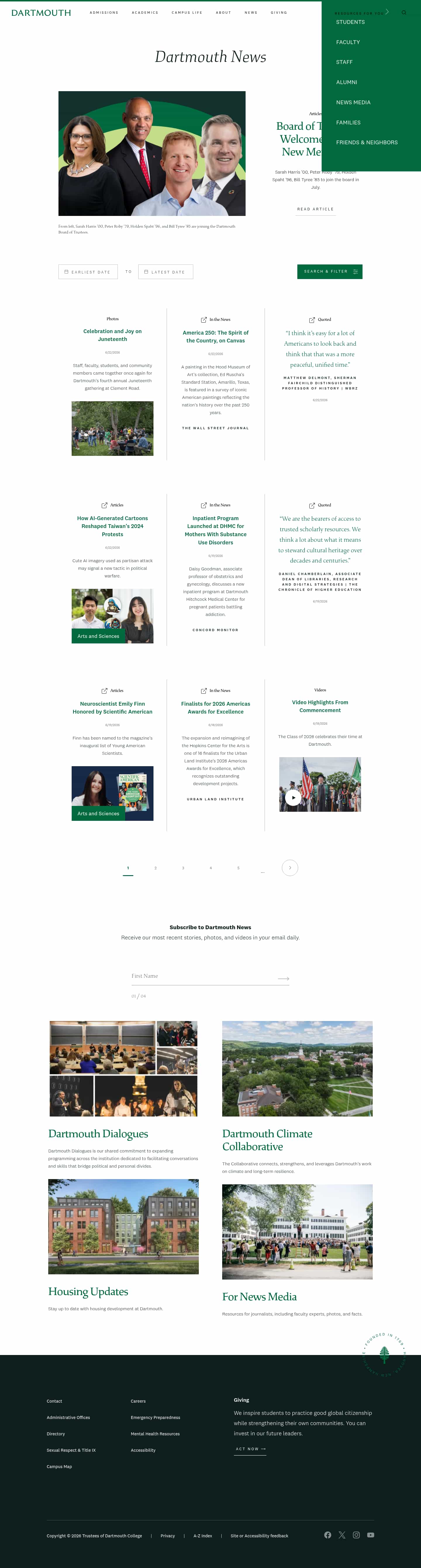 Latest website image capture