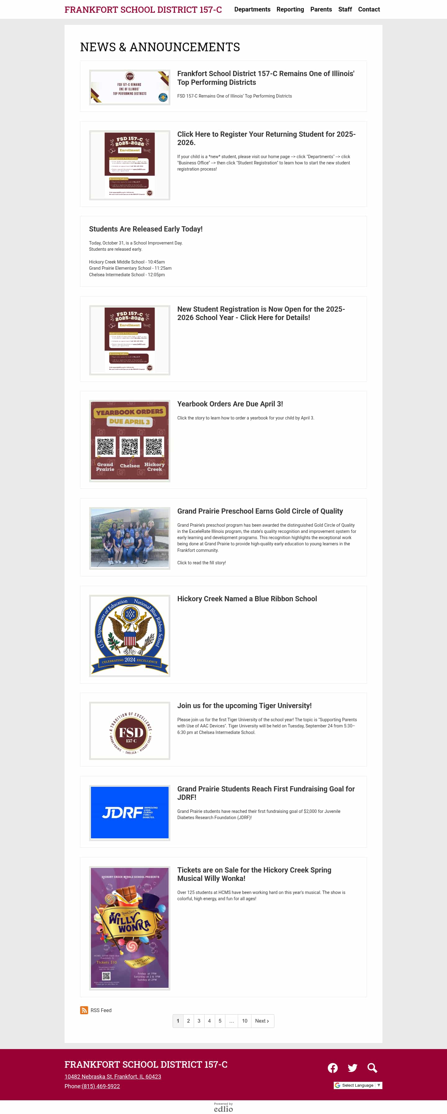 Latest website image capture