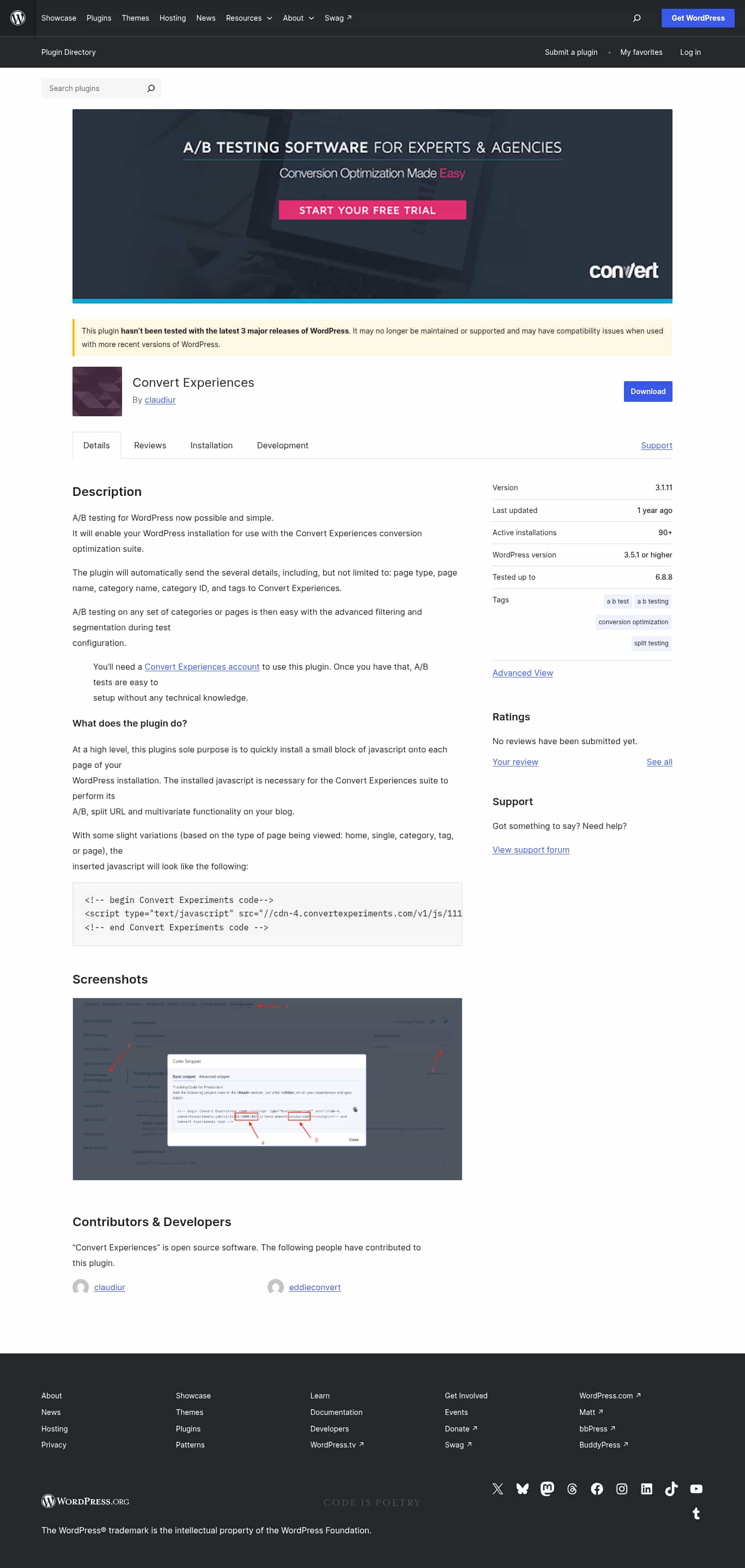 Latest website image capture