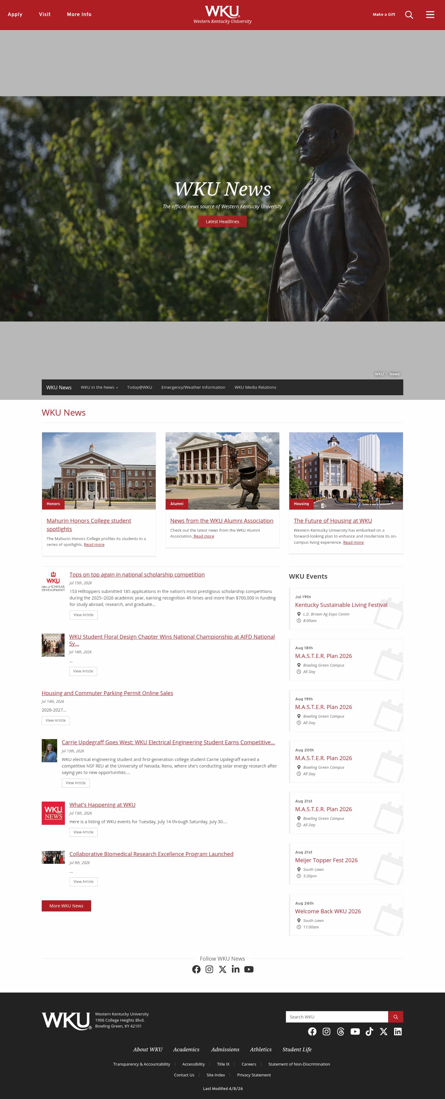 Latest website image capture