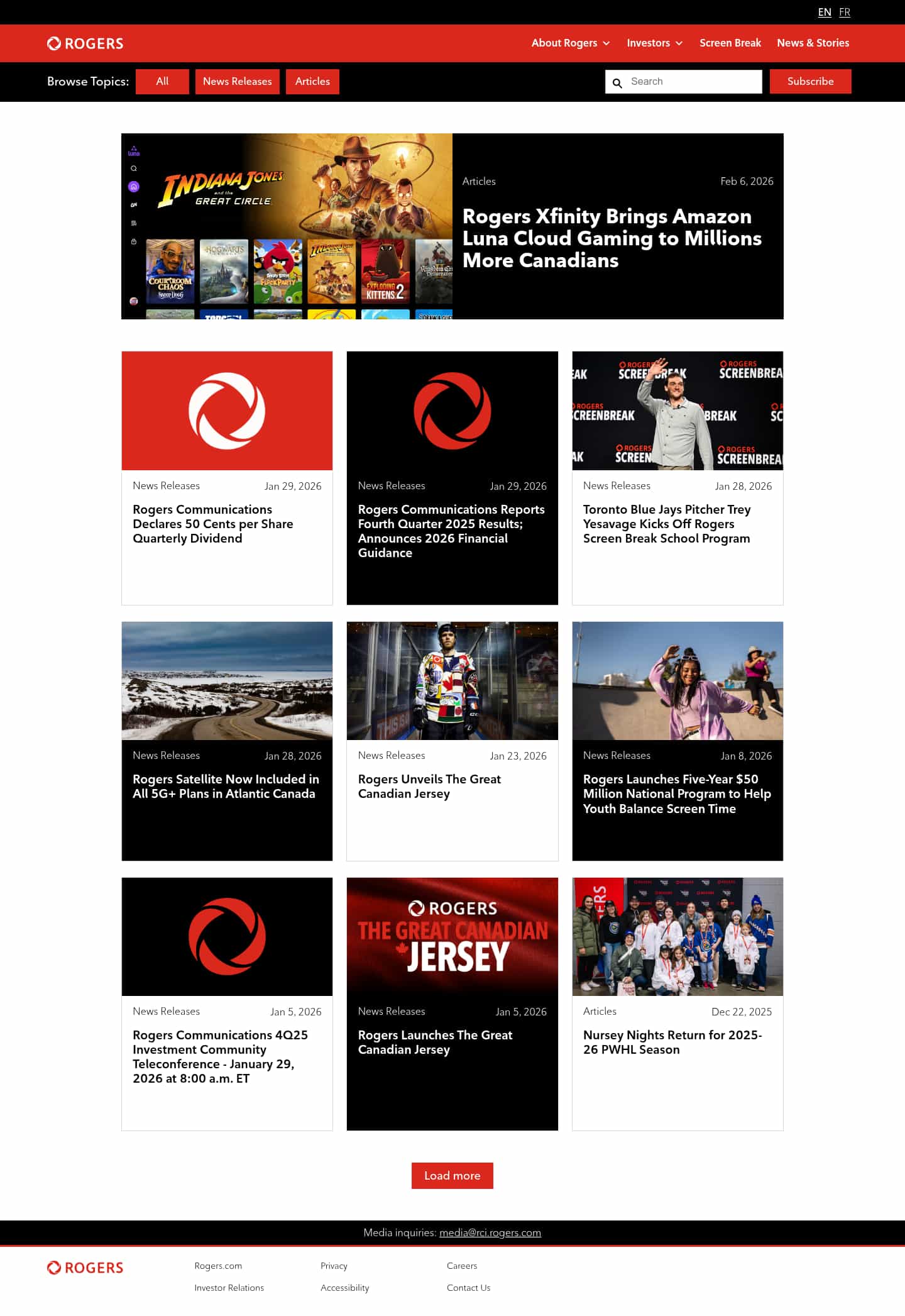 Latest website image capture