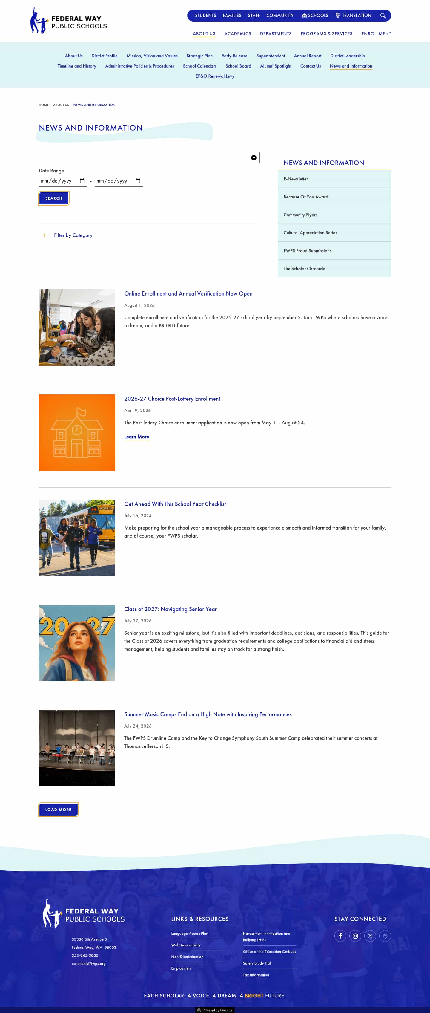 Latest website image capture