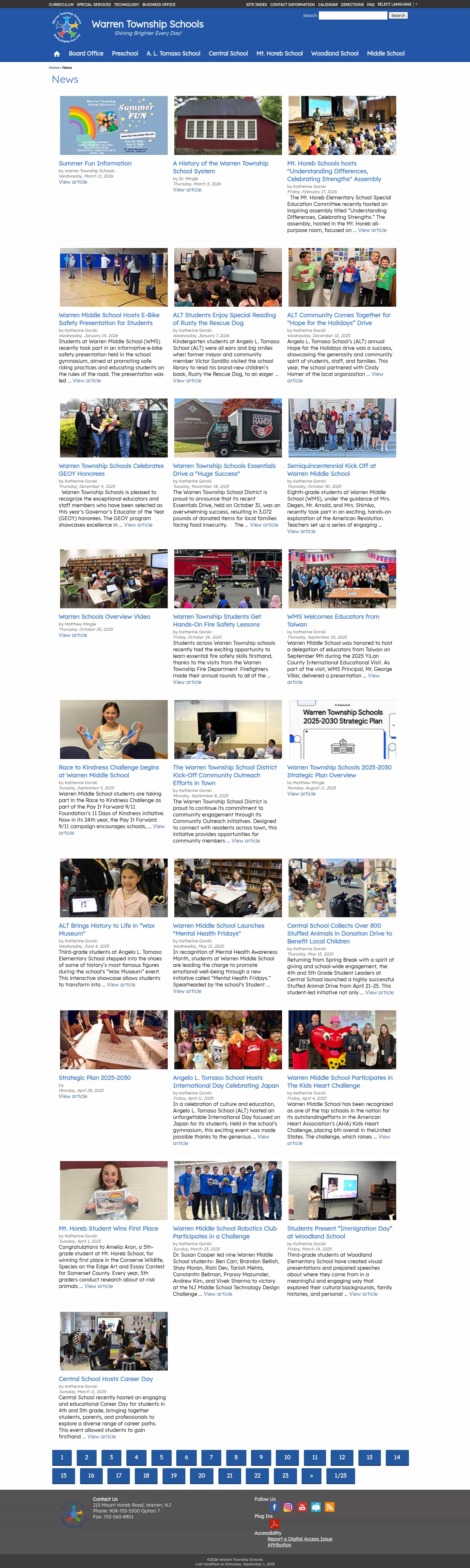 Latest website image capture