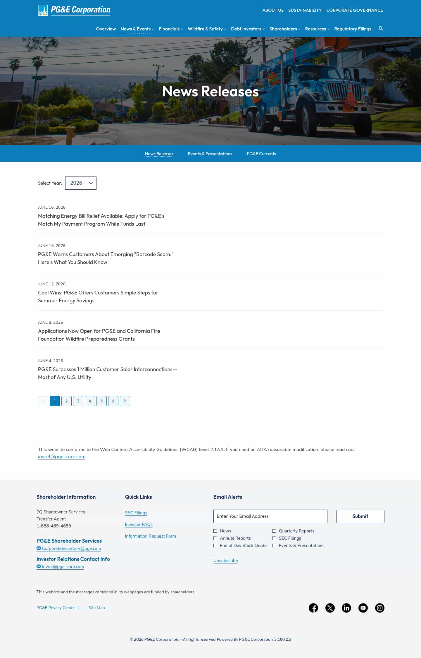 Latest website image capture