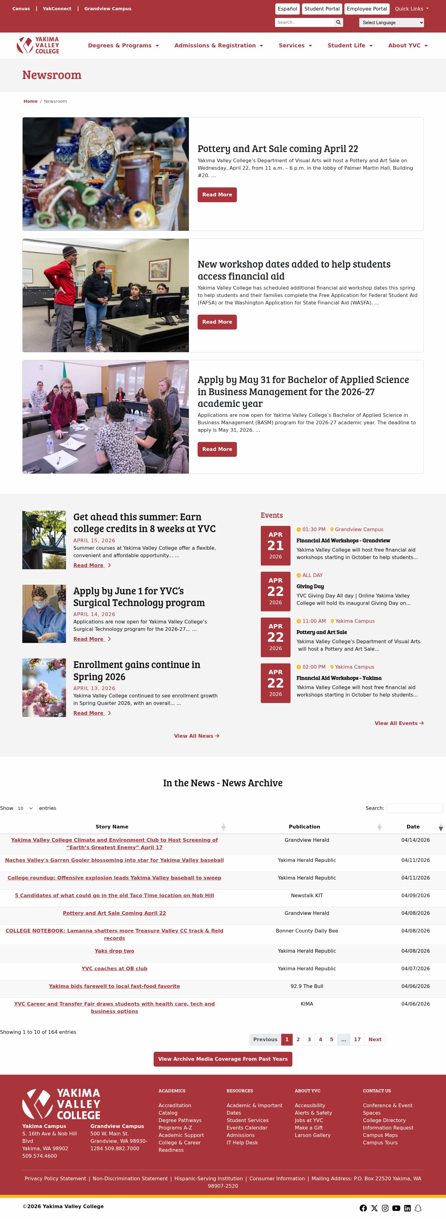 Latest website image capture