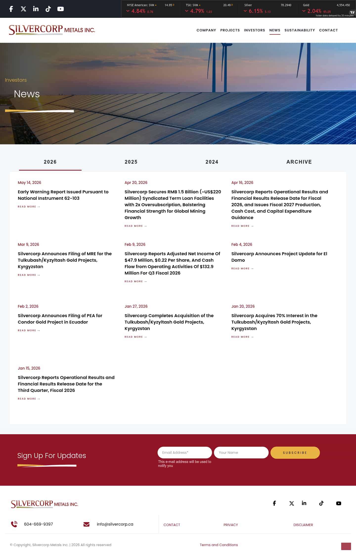 Latest website image capture