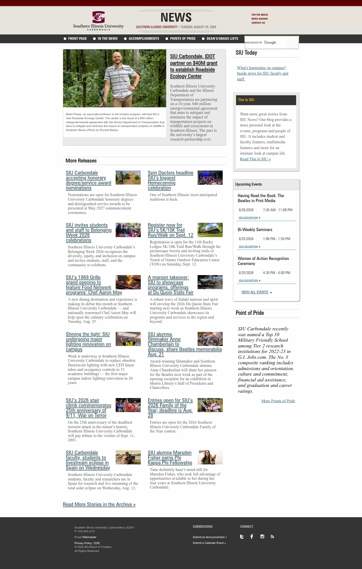 Latest website image capture