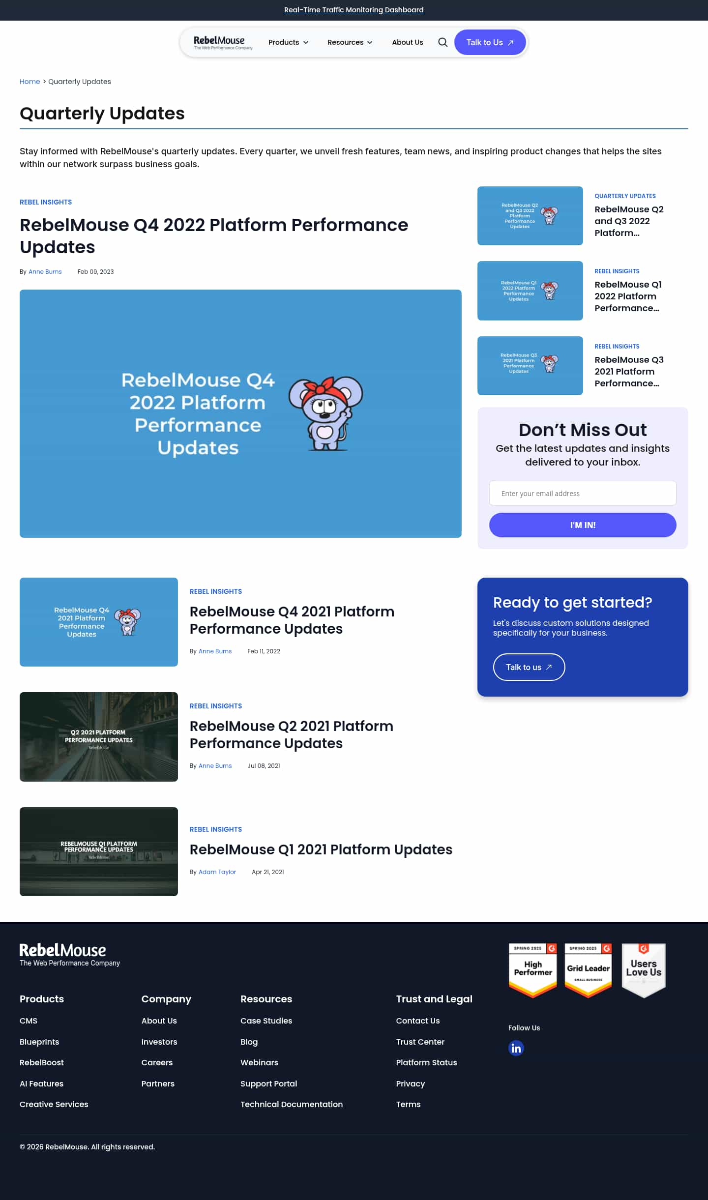 Latest website image capture