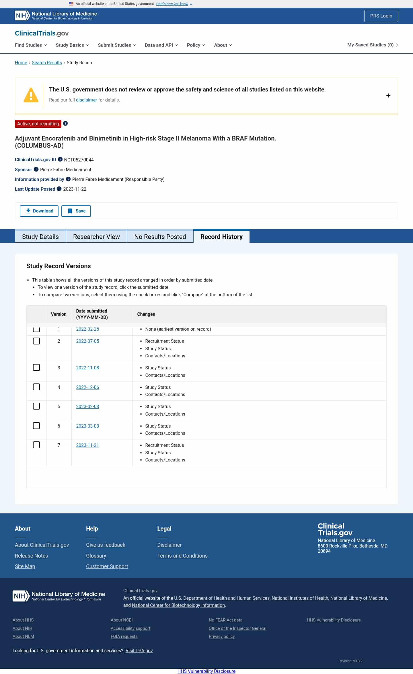Latest website image capture