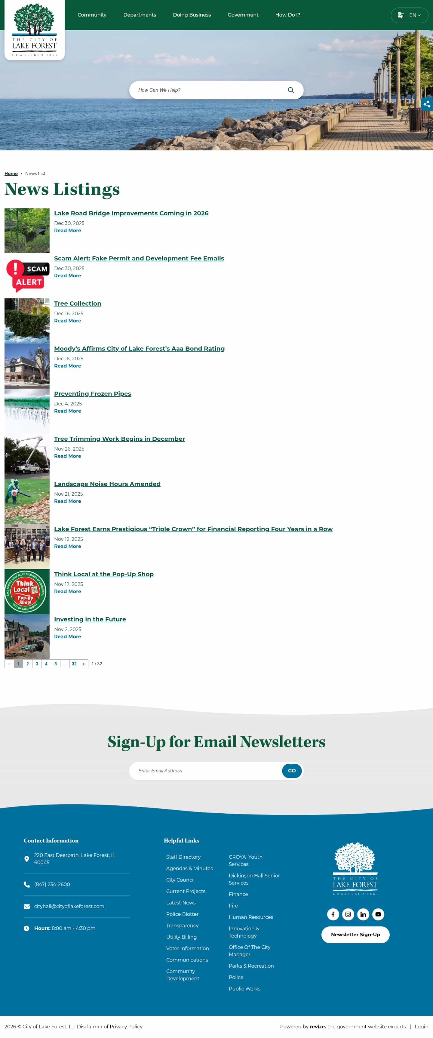 Latest website image capture