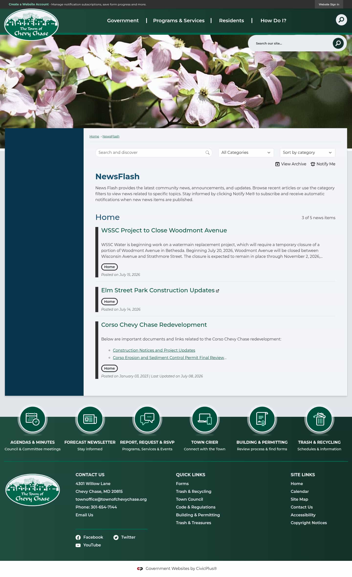 Latest website image capture