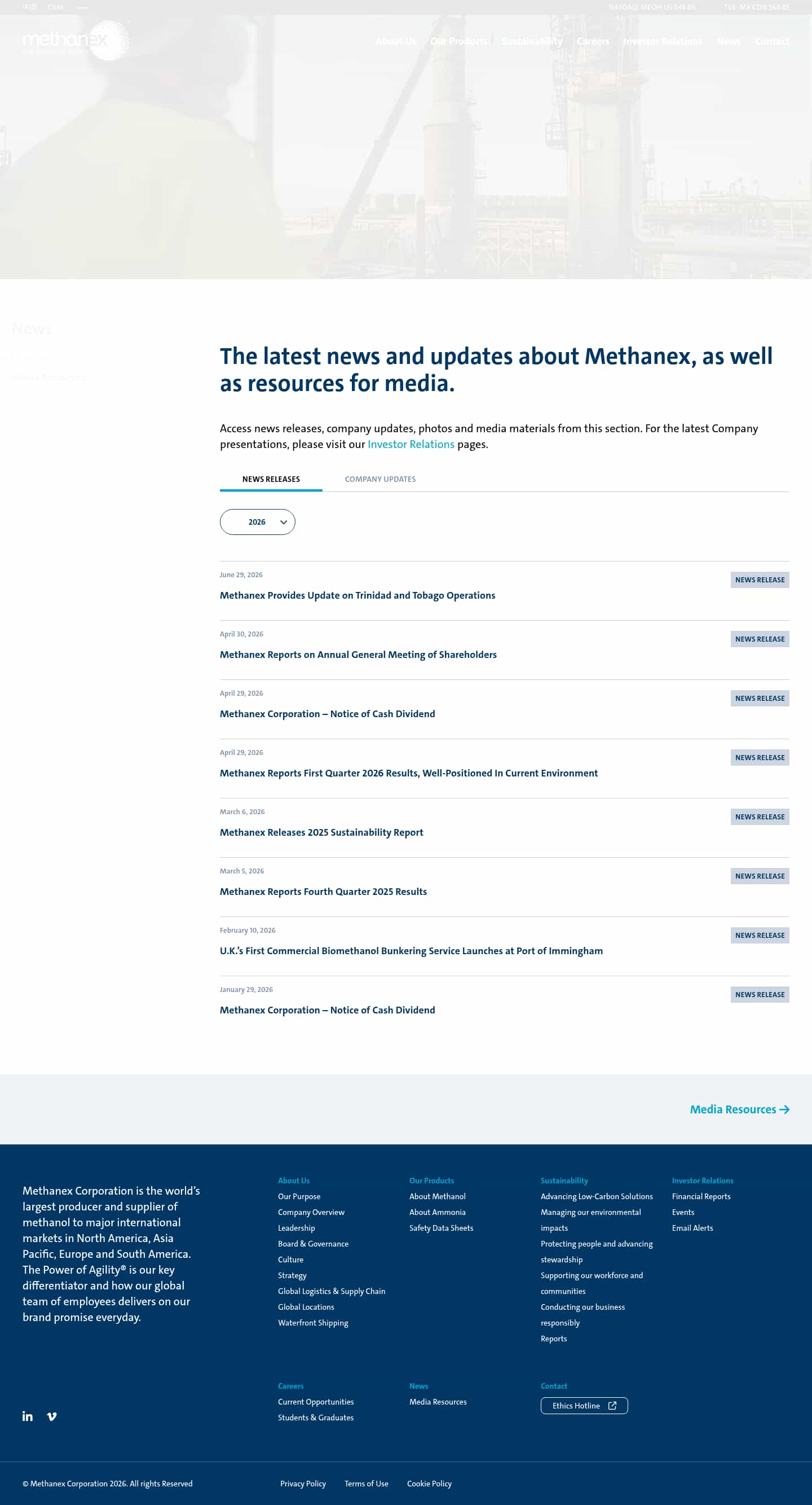 Latest website image capture