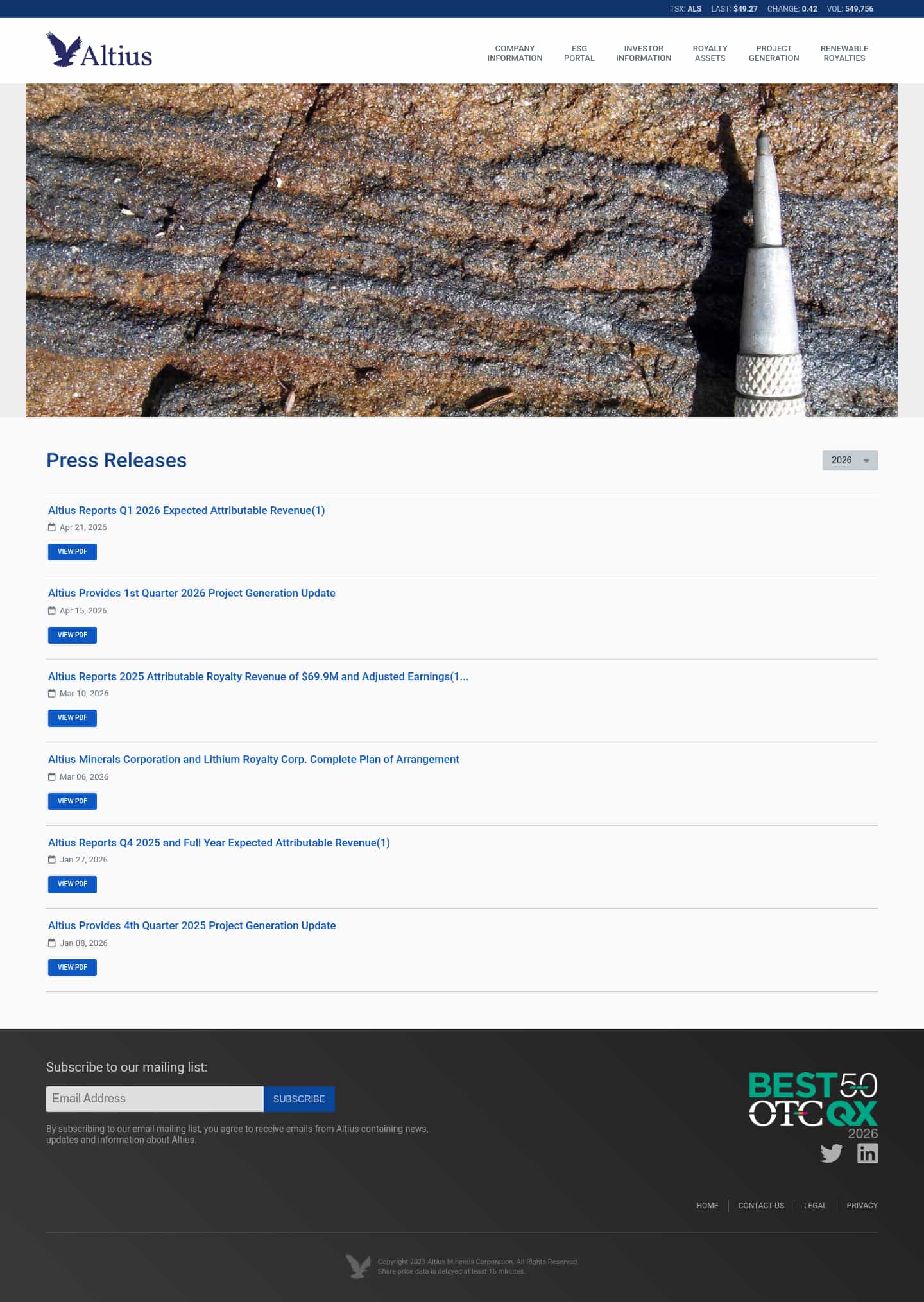Latest website image capture