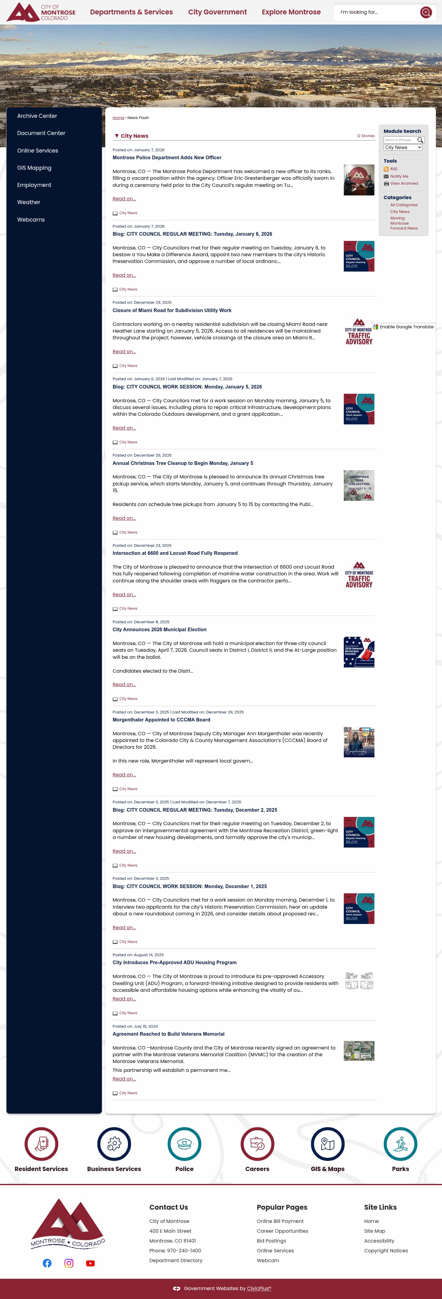 Latest website image capture