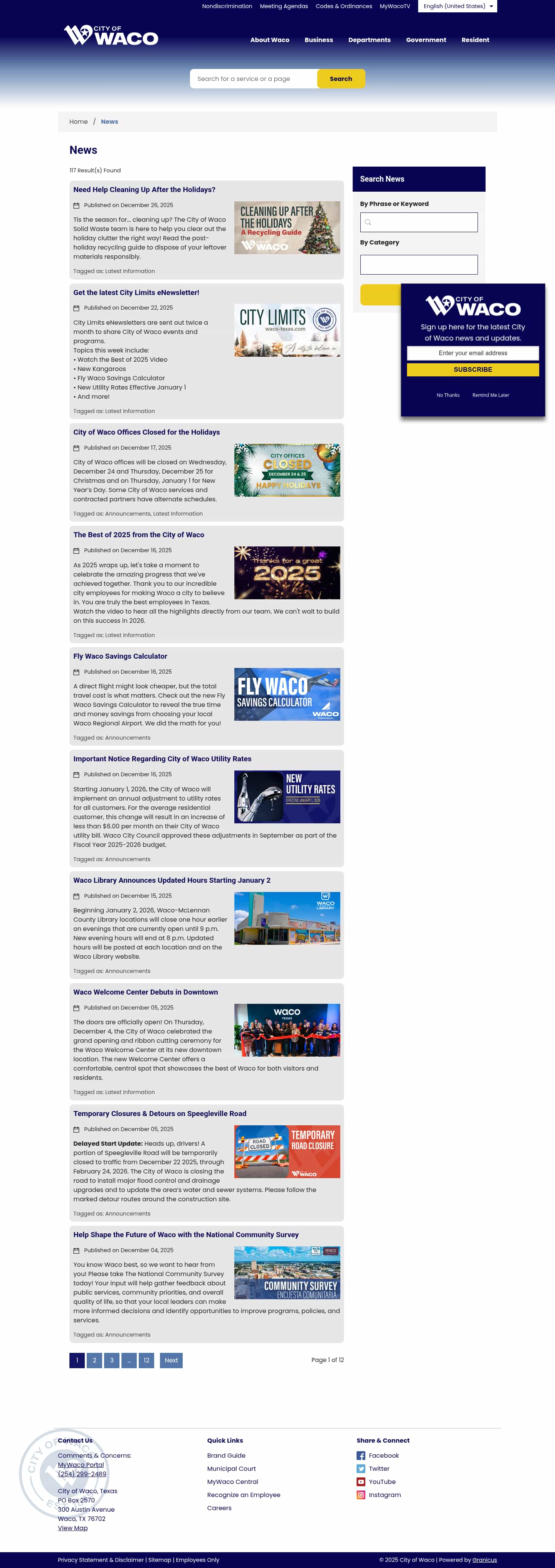 Latest website image capture