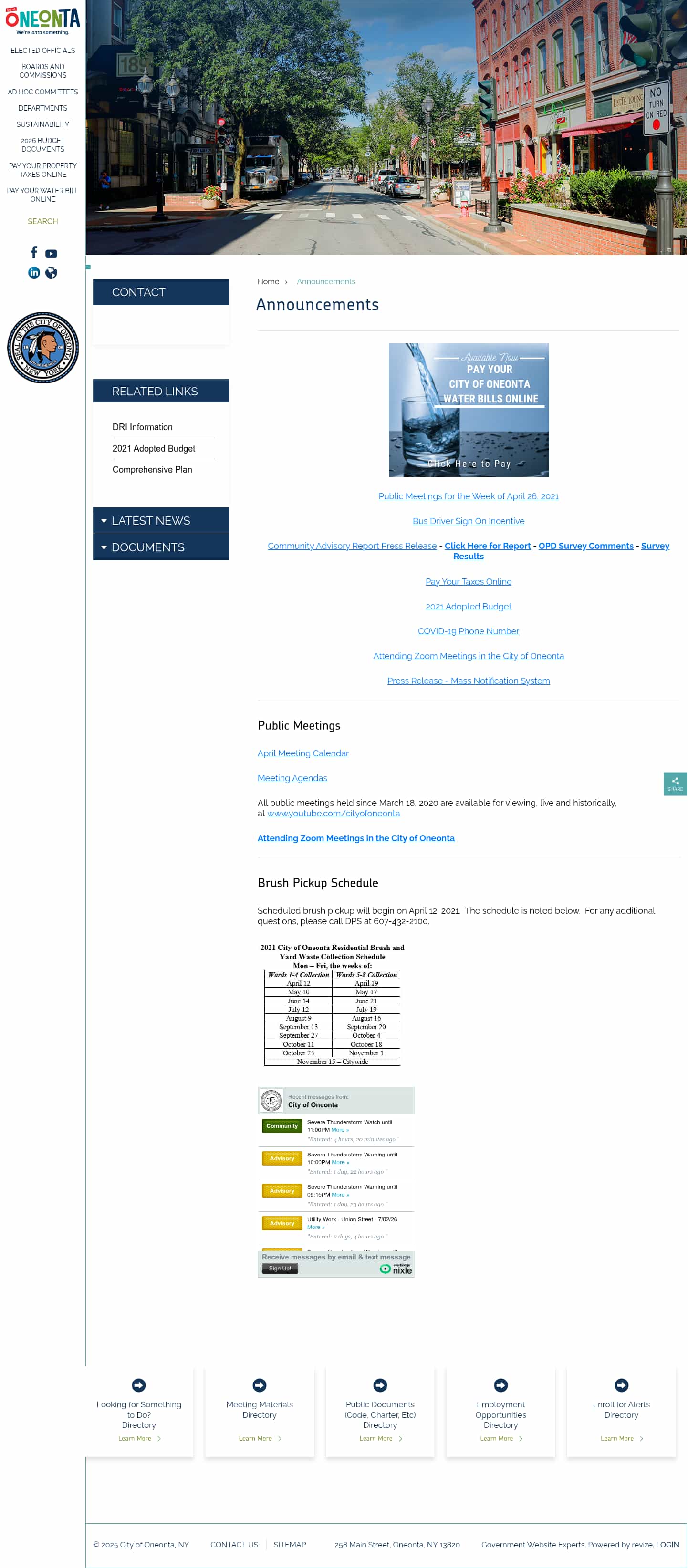 Latest website image capture