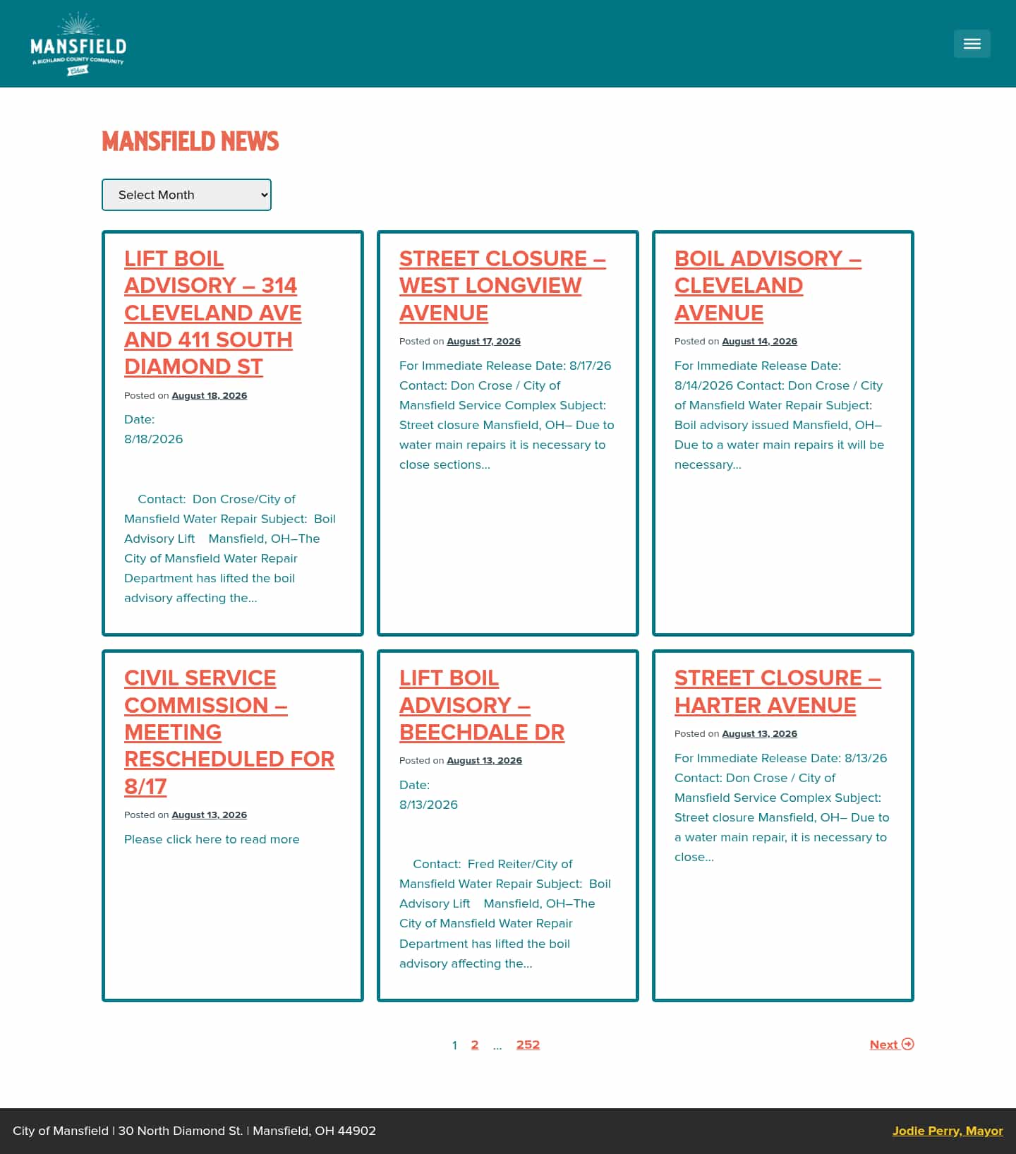 Latest website image capture