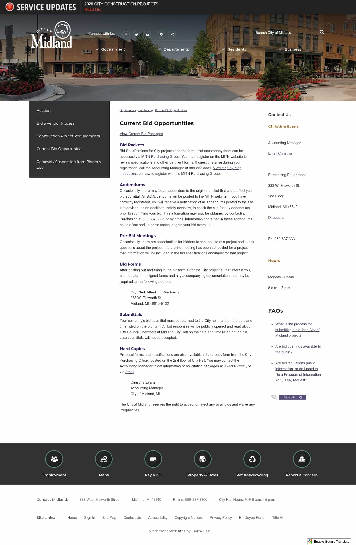 Latest website image capture