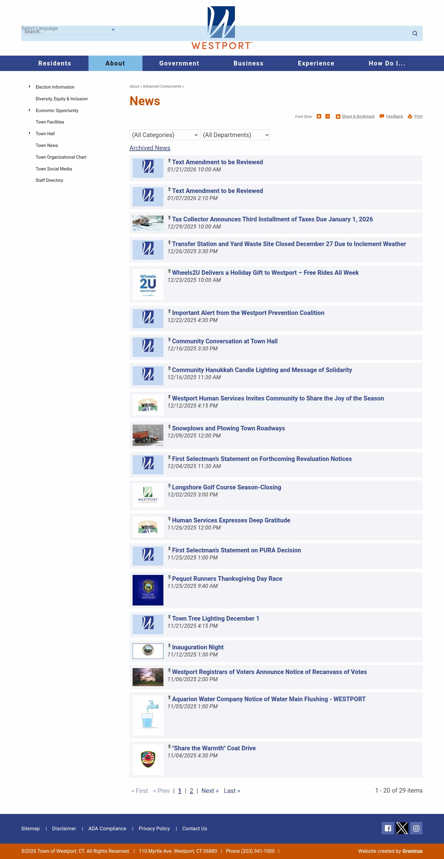 Latest website image capture